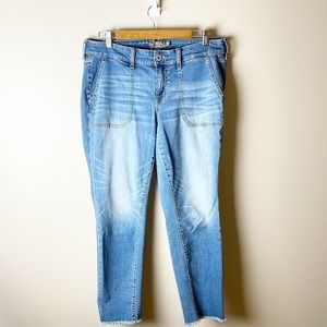 TORRID Vintage Stretch Crop Boyfriend Jeans Women Size 10